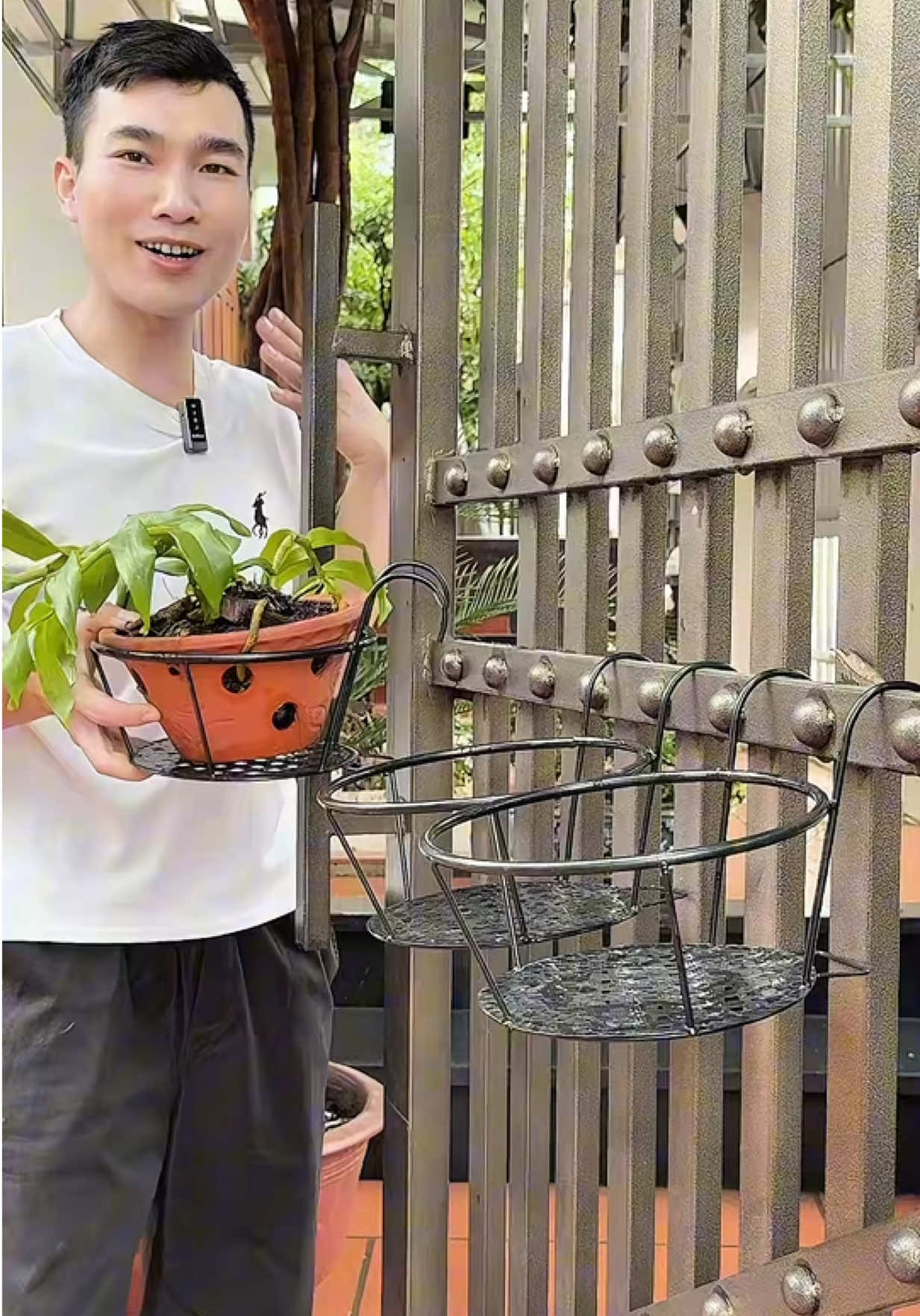 Combo 3 giỏ treo hoa ban công 78 cành #giotreobancong #giotreochauhoabancong  