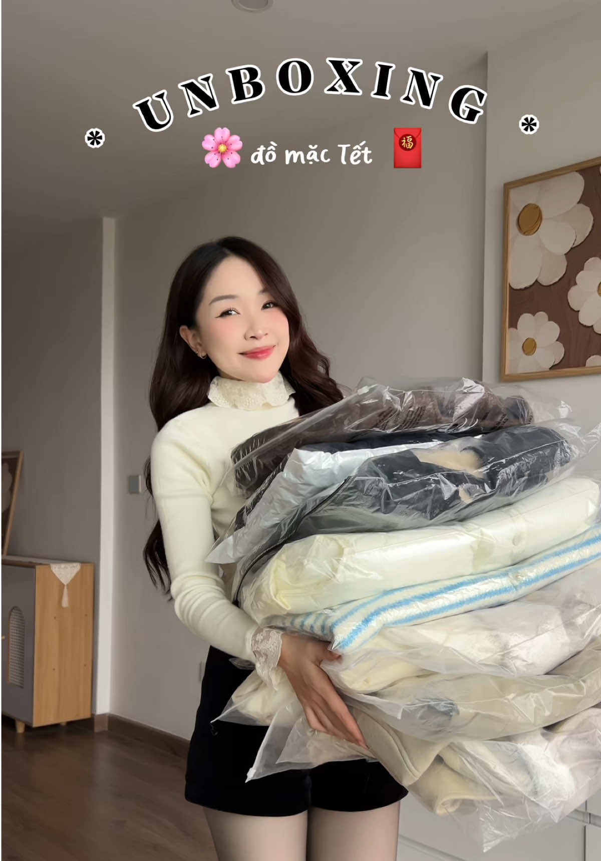 Tuii vội sắm đồ TẾT cho mấy bồ lắm rùii nèee ^^ #fashion #unbox #OOTD #nimdayyy #tết 