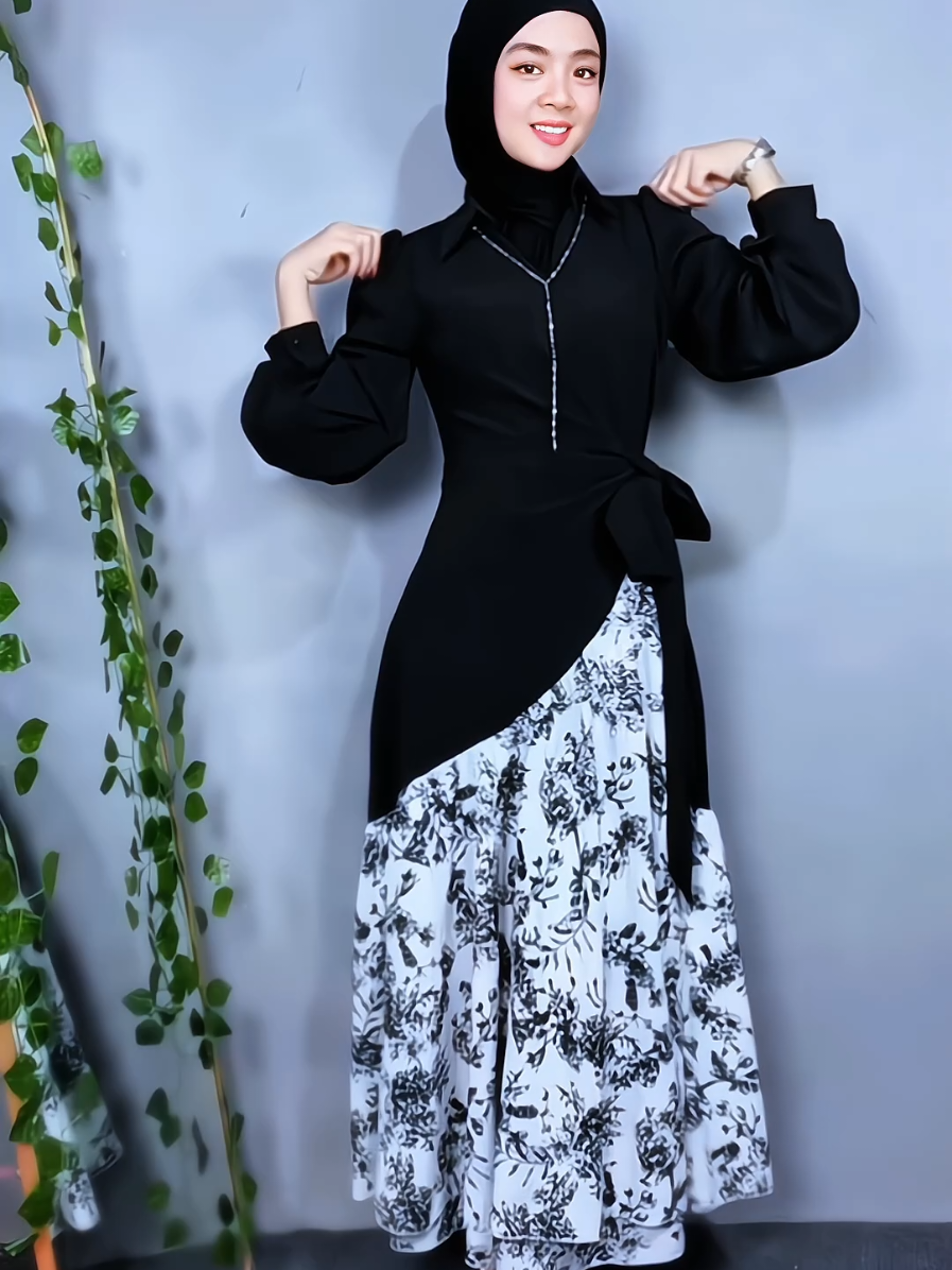 #outfitideas #ootdhijab #dress #koreanstyle 