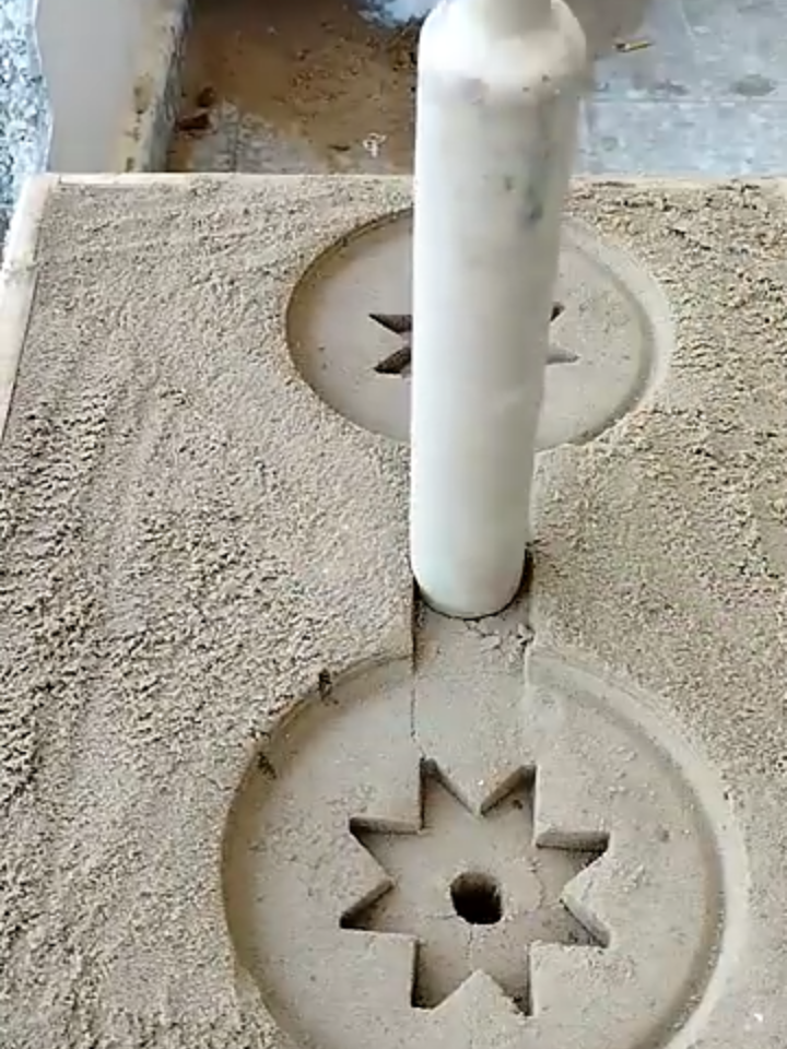 صناعات صب علي الرمال صهر المعادن