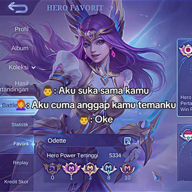 padahal berteman juga bisa akrab ga harus pacaran:)  .  .  #fypシ゚ #mlbb #sad #mobilelegends #foryoupagе 