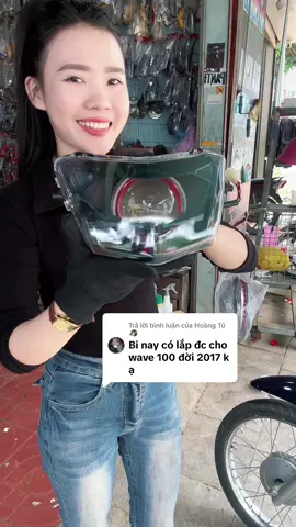 Trả lời @Hoàng Tú 🐧 mẫu này lắp được xe của bạn nhé#phanthihien #đèn #bicau #wave 