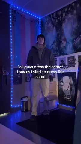 i feel like my hockey man obsession has seeped into my clothing style bc they all dress the exact same also this is mostly a joke and ironically i have my genshin impact shirt on in this so don’t hate on me #trans #ftm #transgender #transman #mlm  