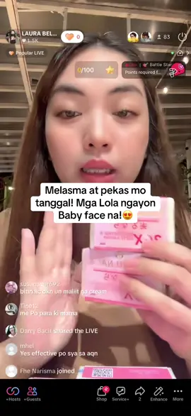 Free product ka da check out!! No mo melasma and pekas tanggal mga Lola ngayon baby face na! #hikarunara #fy #foryoupagе #you #for @KintsugiByMaybe @malou fajardo 