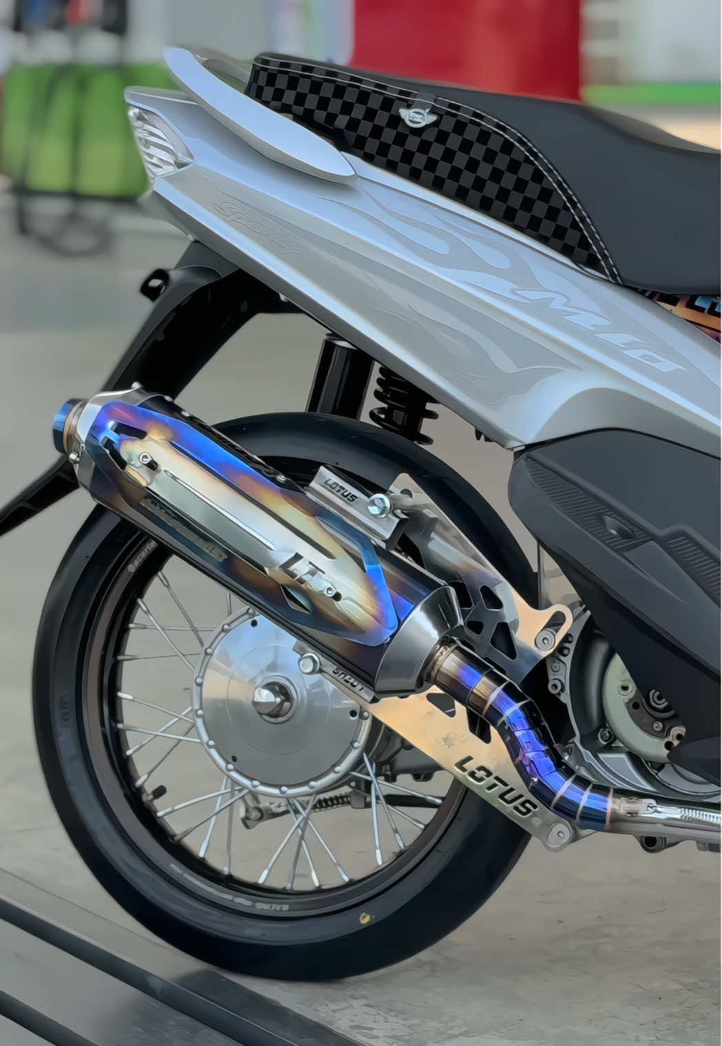 Lotus Terbaru Type CEFIRO Blue ready for Mio, BEAT v1 (karbu) v2 (beat fi) v3 (beat deluxe) 