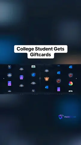 College Student Gets Giftcards