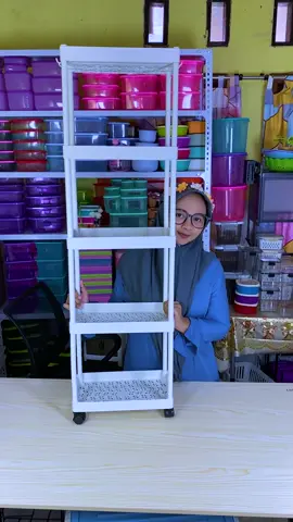 Rak Plastik 5 Susun Roda Troli Penyimpanan Serbaguna #raksusun #raktroli #raksusunserbaguna #raksusun4tingkat #rak4susun 