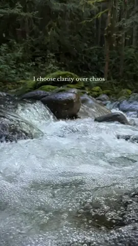 This months, I choose peace, I choose calm over chaos, I choose me 🌿🫶🏼 #nature #river #slowmotion 