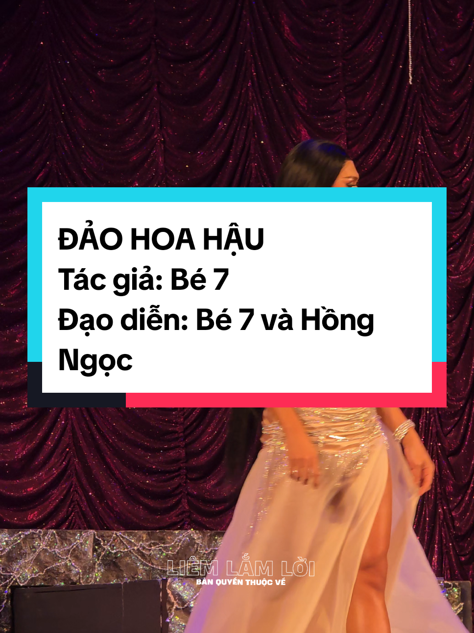 ĐẢO HOA HẬU Tác giả: Bé 7 Đạo diễn: Bé 7 và Hồng Ngọc Với sự tham gia của các diễn viên: BB Trần, Hải Triều, Ngọc Phước, Bé 7, Tuấn Kiệt, Long Chun, Thắng Tăng, Mai Bảo Vinh, Huỳnh Nhựt, Giỏi Lê, Dương Quốc Mỹ, Ngọc Tâm, Nhã Uyên và các diễn viên của Nhà Hát Thanh Niên. #daohoahau #nhahatthanhnien  #bbtran #haitrieu #maibaovinh 