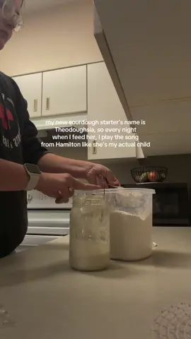 and obviously I’m emotionally attached to her too 🍞🥰 #sourdough #hamilton #sourdoughtok #breadtok #hamiltonmusical 