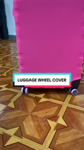 Matchy-matchy travel vibes 💖 These silicone luggage wheel covers protect from dirt, scratches & airport grime — and they’re so easy to clean! Get yours too! Click the yellow basket. #luggagewheelcover #luggagewheelprotectivecover #luggagewheelprotector #wheelcover #wheelcovers 