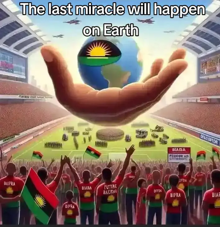 #BIAFRA WILL BE...... The last miracle will happen on Earth  Mazi Nnamdi Kanu always said it and today is about to happen. The land of milk 🥛 and honey 🍯