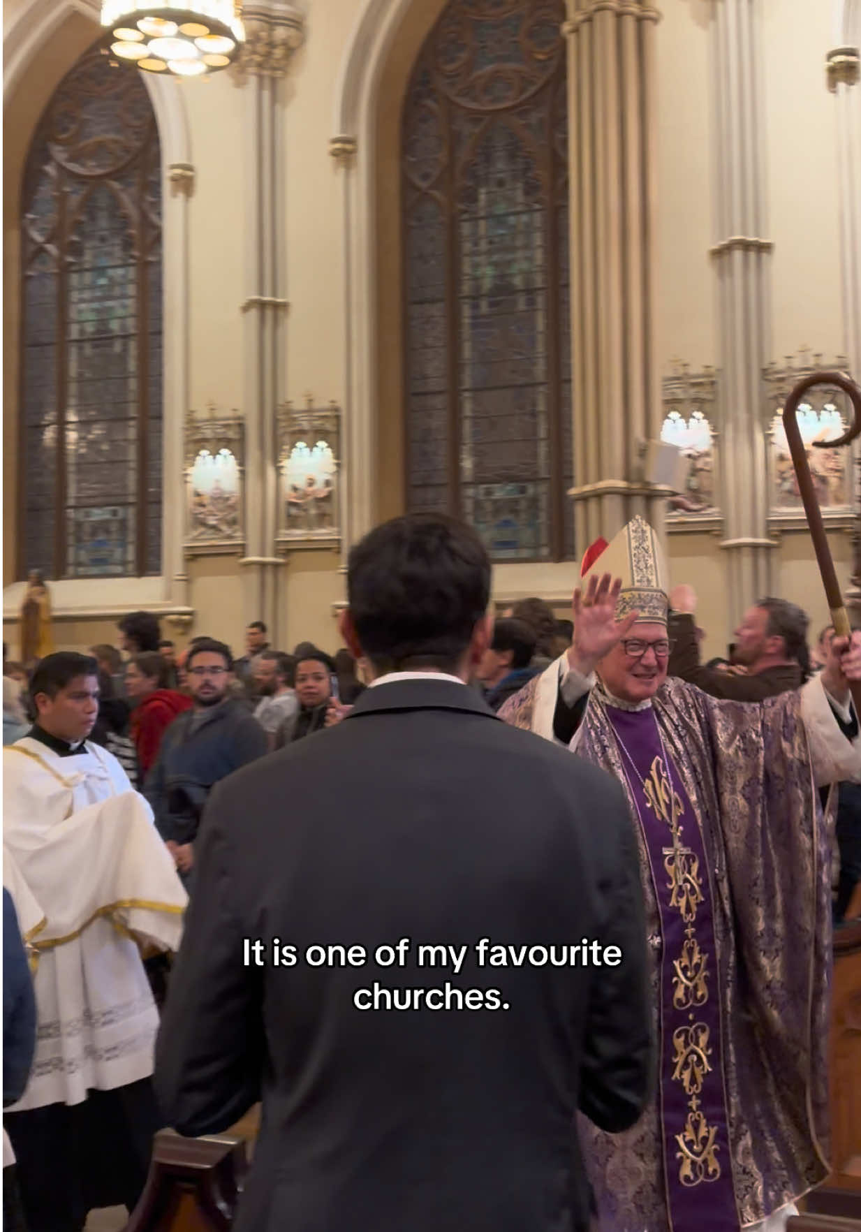 checking in masstok #catholic #mass #cardinaldolan #nyc #stpatricks 