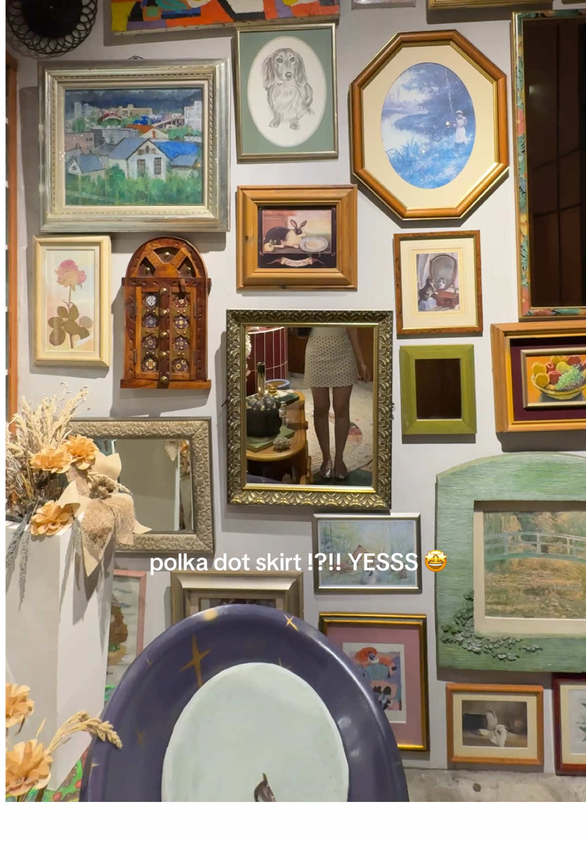 best tiktok budol ! 💥💥 #tiktokfinds #outfitideas #fyp #polkadotskirt 