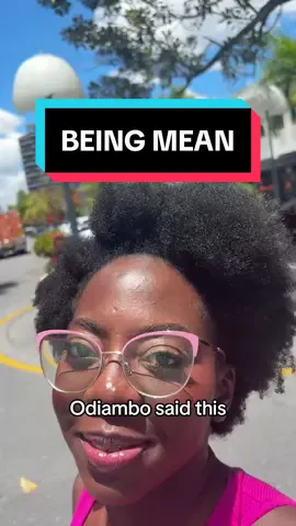 If you ever feel bad for being mean remember Kenyan politician Millie Shani