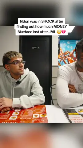 N3on was in SHOCK after finding out how much MONEY Blueface lost after JAIL 😳💔 #n3on #blueface 