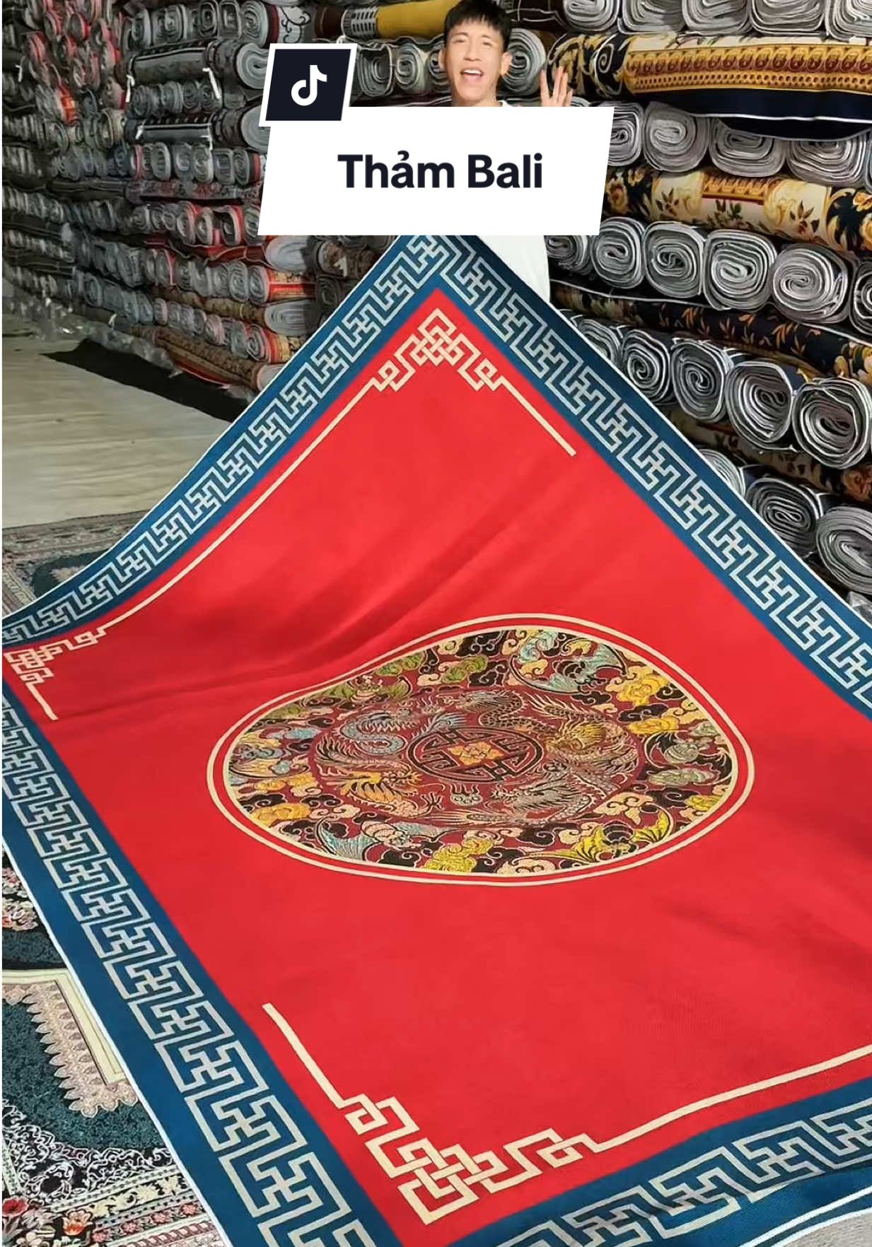 Thảm bali trải sàn 2mx3m #haohomhinh #thambalitraisan 