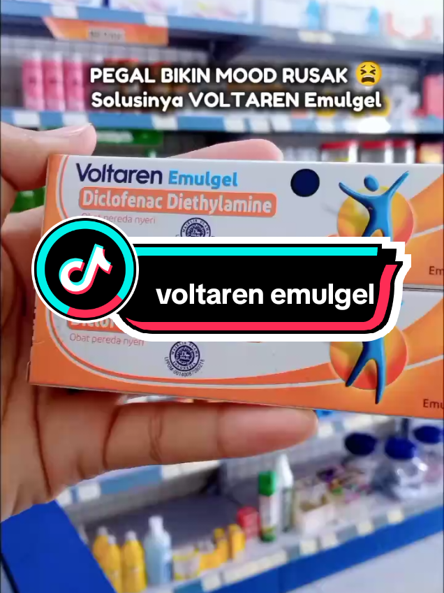 Jangan biarin pegal menghalangi kamu! Begitu pegal datang, langsung oles Voltaren Emulgel. Isinya ada Diclofenac Diethylamine 1% yang bantu banget buat ngilangin nyeri dan bengkak ringan di otot atau sendi. Apotek Desa Wa : 0898-5928-608 Ig : apotekdesa Tiktok : apotekdesa1 🕖Open :  Every day, 07.00 - 21.30 wib 🏥Alamat : Jl. Diponegoro, kuripan kidul, Cilacap  (depan lapangan kuripan kidul) #voltarenemulgel #nyeriotot #nyerisendi #apotekdesa #kuripancilacap 