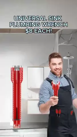 Universal Sink Plumbing Wrench - INSTOCK! $8 Each! Effortlessly tackle sink plumbing tasks with our universal sink plumbing wrench, designed to fit various fittings and angles. Simplify your repairs and installations with this essential tool for hassle-free maintenance. Size : L(23) x W(3)cm FREE DELIVERY NATIONWIDE for purchases $30 and above!  Message us at +673 8623969 to get yours now! ✉