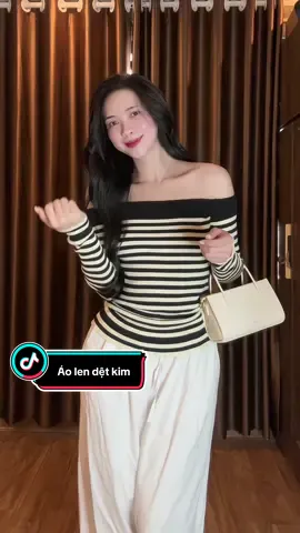 Trả lời @Minh Nguyệt áo tui mặc đây bà , mặc lên trắng da mà sang lắm lunnn #OOTD #viral #aolen #aolennu 