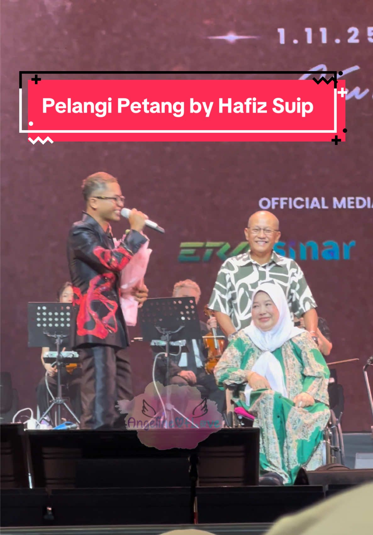 Lagu Pelangi Petang nyanyian Hafiz Suip pada malam konsertnya 1/11/25 betul2 menyentuh hati dan turut berada di atas pentas iaitu kedua ibu bapanya. Tapi pada malam 10/11/25 kita dikejutkan dengan berita kehilangan ibu tercinta Hafiz Suip iaitu Puan Halizawati Salleh. Video dan moment2 indah ini akn menjadi kenangan teristimewa buat kita semua.  Semoga @Hafizsuip dan keluarga kuat menghadapi dugaan yang berat ini. Takziah buat hafiz dan keluarga. We will always there for u hafiz. 💕 Tidak sangka pertemuan selepas konsert pada malam itu menjadi  pertemuan pertama dan trakhir for me. Semoga aunty Halizawati tenang disana. 💔🙏🏻😭 