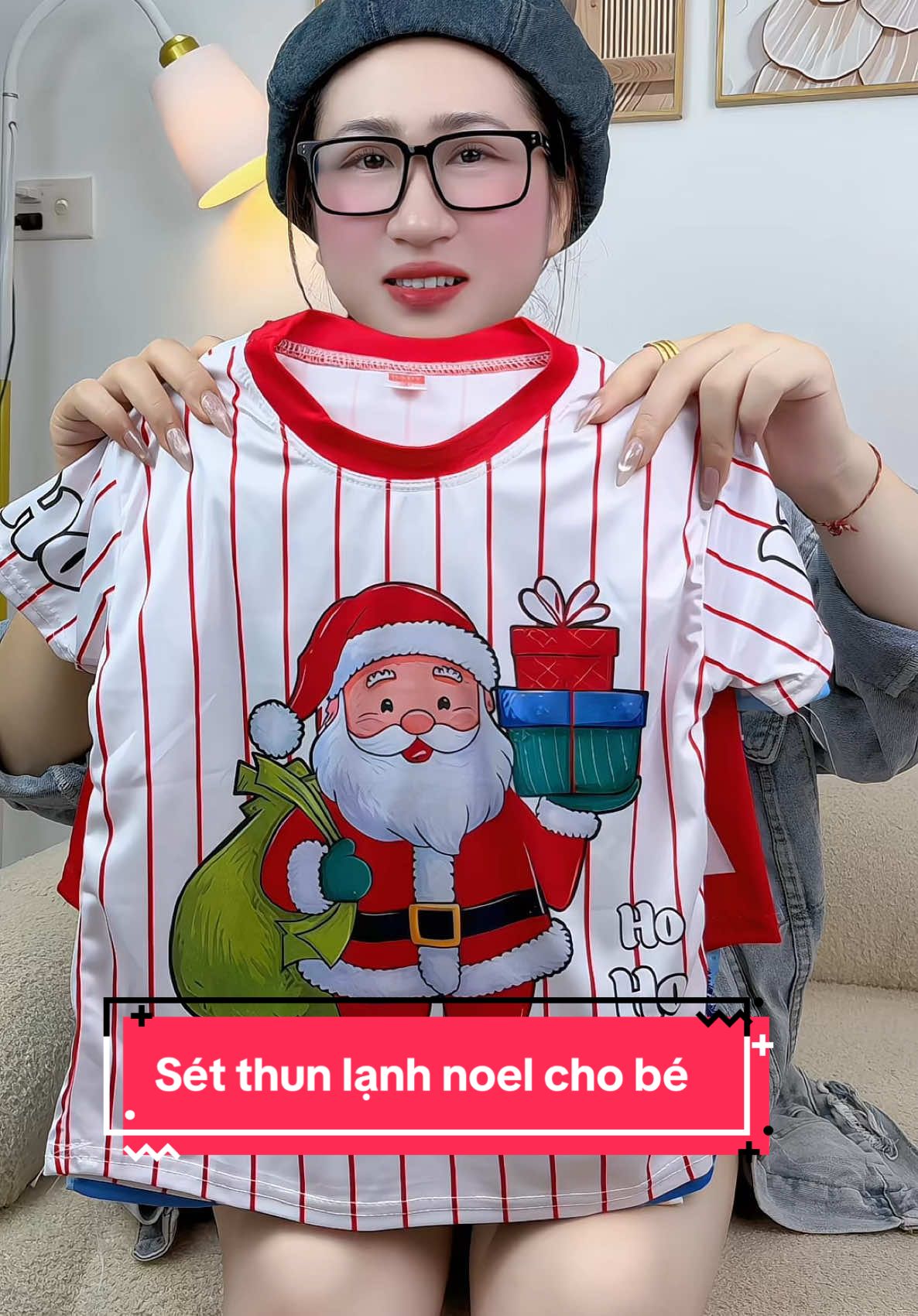Combo thun lạnh noel cho bé 🥰#quanaotreem #thoitrangtreem #setcoctaychobe #dococtaychobe #setthunlanhchobe 