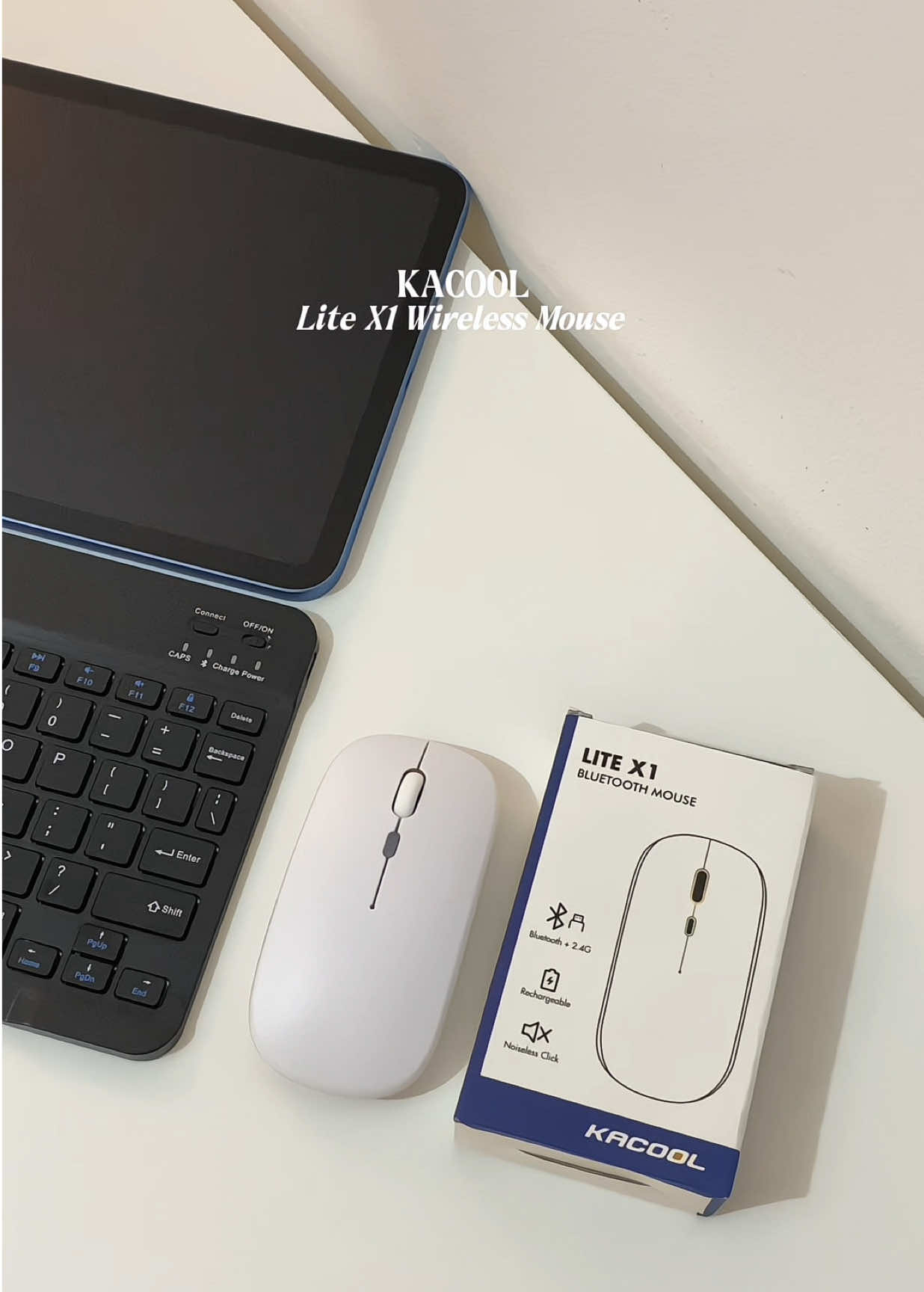 No more tangled wires! The KACOOL wireless mouse keeps your workspace clean and efficient. 🐭  @Kacoolmall PH  #kacoolmouse #wirelessmouse #bluetoothmouse #mouse #mouselaptop 
