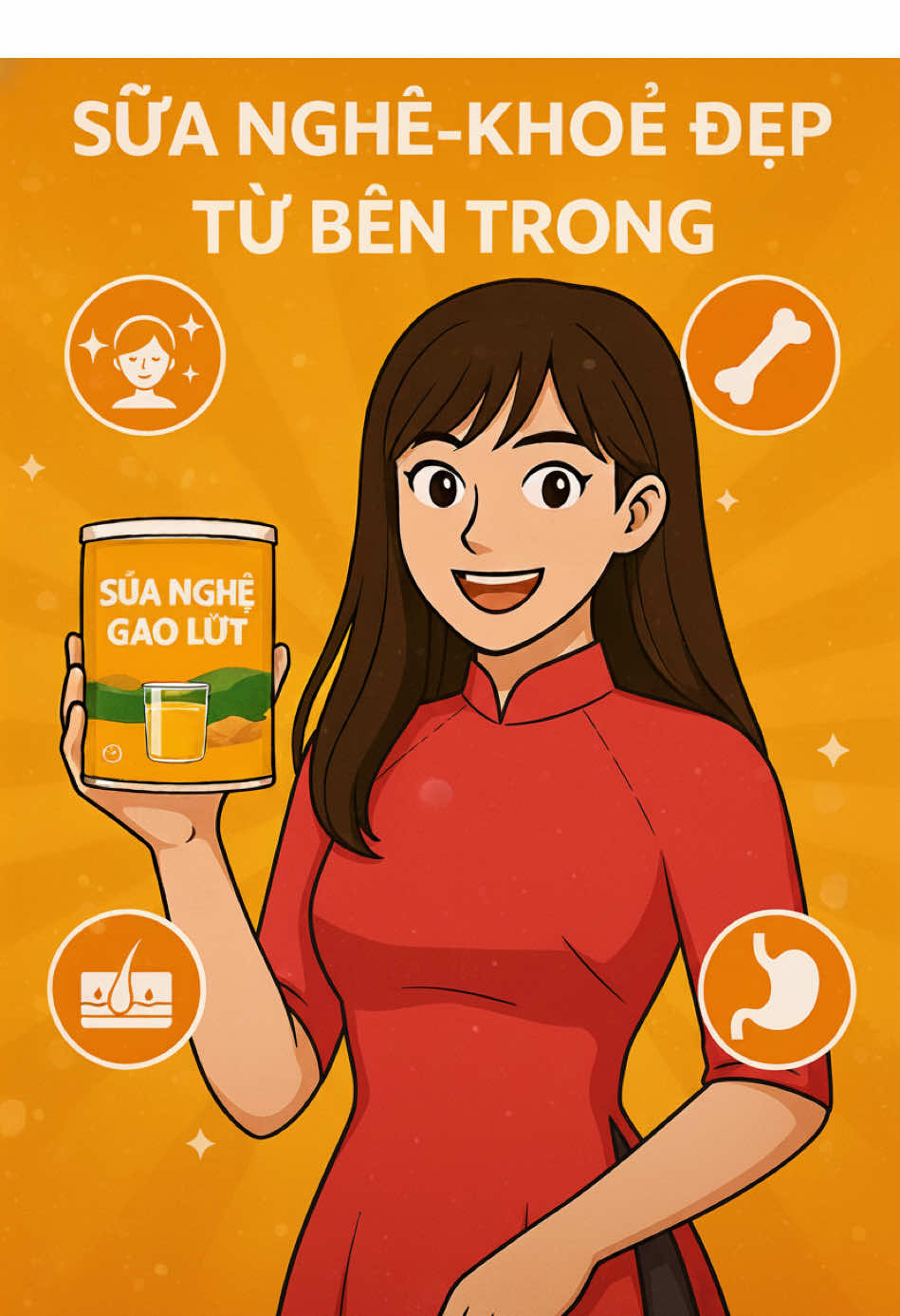 Điều gì sẽ xảy ra với cơ thể bạn nếu uống đều mỗi ngày 1 ly sữa nghệ gạo lứt thuần chay? #nghệ #suanghe #chamsocdamun #viral #LearnOnTikTok 