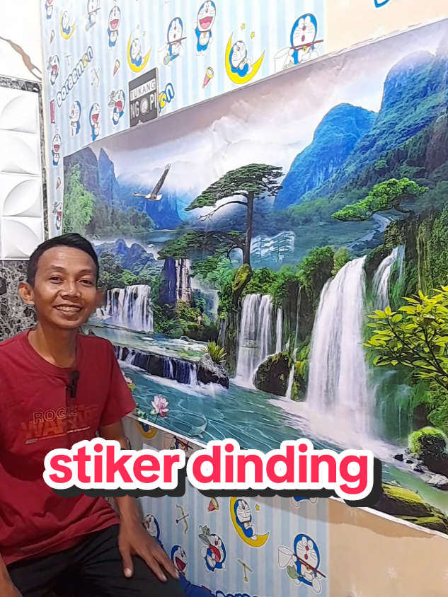 hiasan dinding estetik ukuran jumbo view alam tampilan cantik harga menarik.. #hiasandinding #hiasanrumah 