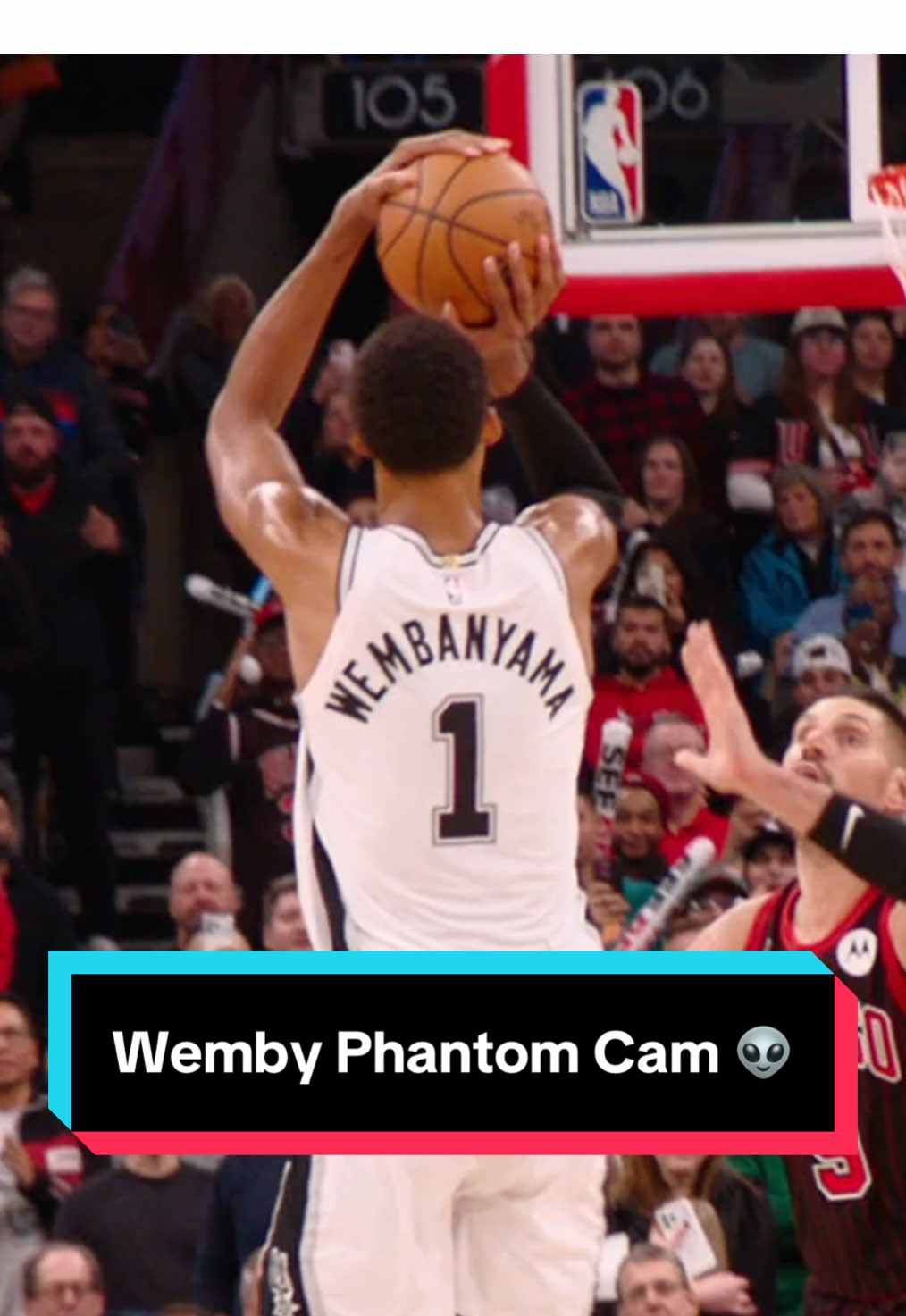 CLUTCH 👽 #NBA #Basketball #Spurs #Wemby 