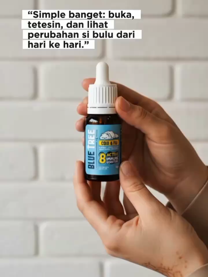 Simple, tapi efeknya luar biasa 💧 Cuma satu tetes Blue Tree Cold & Flu setiap hari, kucing gak gampang flu, bersin, atau drop lagi 🐾 Kadang solusi terbaik datang dari hal kecil yang rutin dilakukan ✨ Cek keranjang sekarang sebelum promonya habis 💙 #BlueTree #OliveCare #ObatFluKucing #SuplemenKucing #KucingSehat   #CatSupplement #CatCare #KucingGemoy #CatLover #PetCareID   #ShopeeAffiliate #KeranjangKuning #ReviewProduk #CleanAesthetic #ViralPetID
