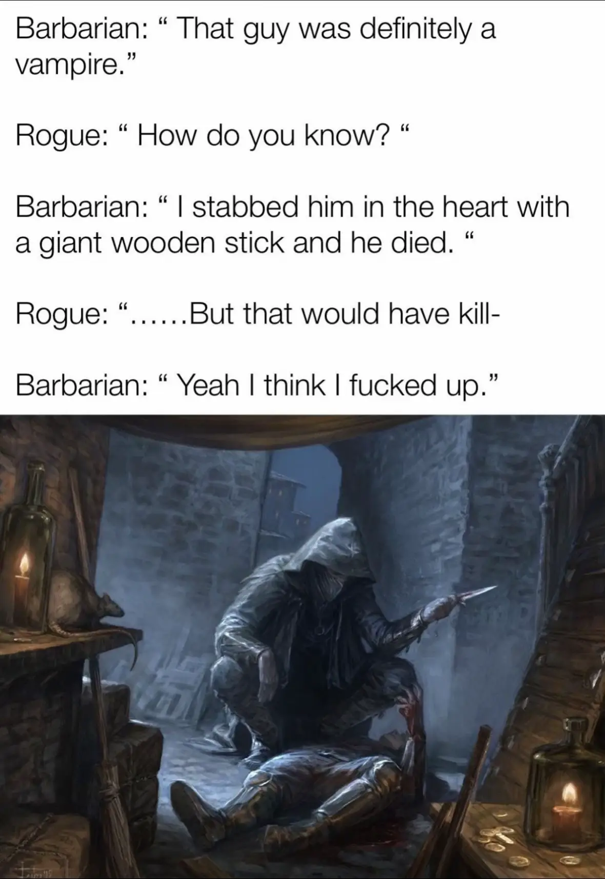 Artist - Lorenzo Mastroianni #dnd #dndtiktok #curseofstrahd #dungeonsanddragons #dungeonsanddragonsmeme 