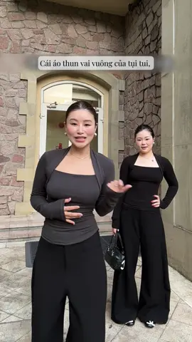 Phần 12011 | áo thun vai vuông mặc vào phát có dáng đẹp liền luôn các bà #reviewbigsize #phoidobigsize #1997clothes #aothundaitay 