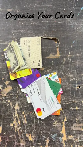 Organize your cards and your life. 