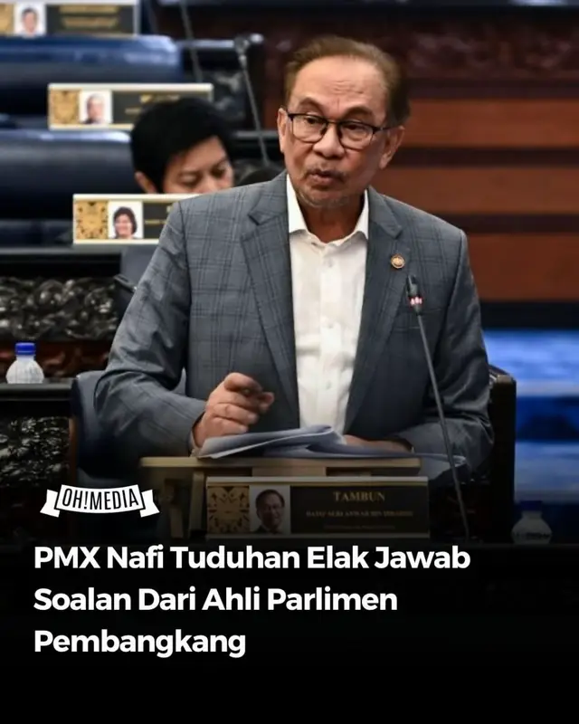 Perdana Menteri Datuk Seri Anwar Ibrahim menegaskan bahawa beliau tidak pernah mengelak daripada menjawab sebarang soalan yang diajukan oleh Ahli Parlimen pembangkang semasa sesi Waktu Pertanyaan-Pertanyaan Menteri (MQT) di Dewan Rakyat. Beliau menjelaskan bahawa semua pertanyaan telah dijawab sama ada olehnya sendiri atau oleh menteri yang berkaitan 