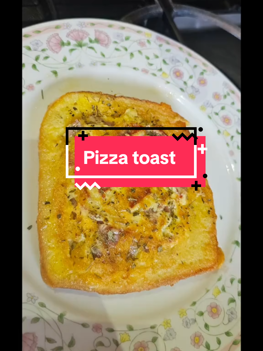 Made this pizza toast inspired by @tina.in.bucatarie #fyp#foryoupage#fathimarachchha 