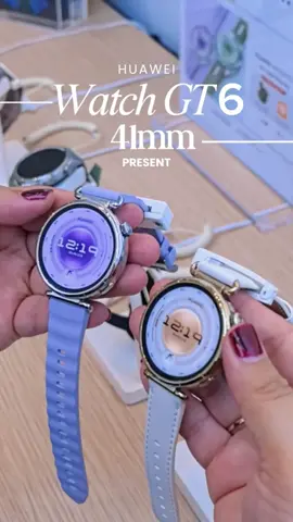 Stylish & Sporty HUAWEI Wach GT 6 41mm siap  melengkapi OOTDmu 😎 #smartwatch #huaweiwatchgt6series #OOTD #stylish #sporty 