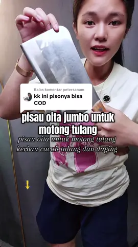 Membalas @petersanam  pisau oita jumbo untuk motong tulang kerbau cacah tulang dan daging #pisau #pisautulang #pisauserbaguna #pisautajam #pisauoita 
