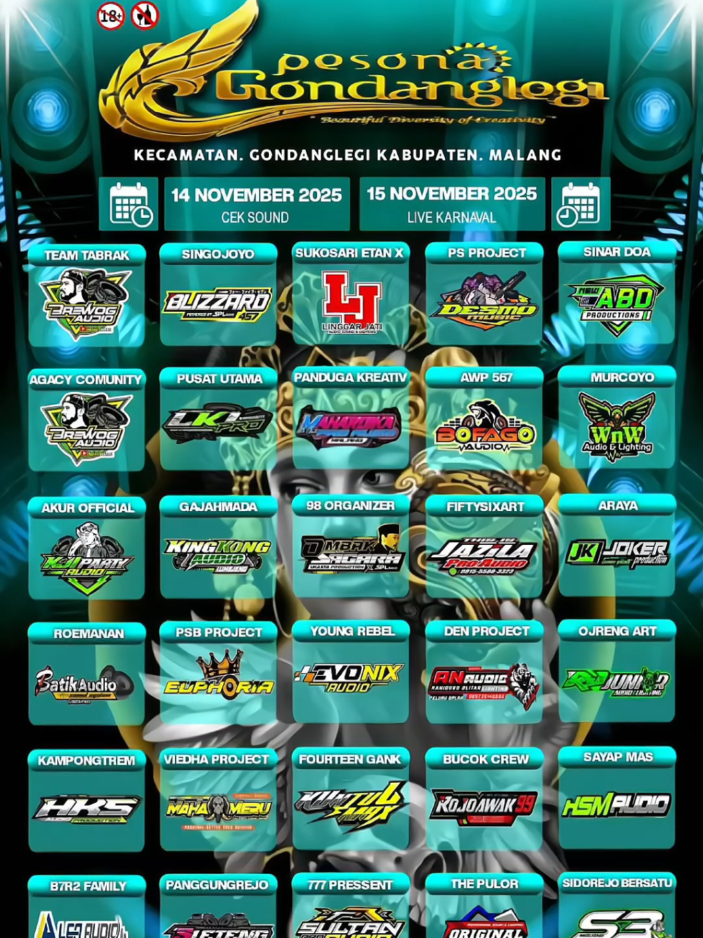 INFO BARENGAN... Karnaval GONDANGLEGI 2025 tgl 15 November info barengan bolo #karnavalgondanglegi #karnavalgondanglegi2025 #gondanglegi #soundhoreg #malanghoreg 