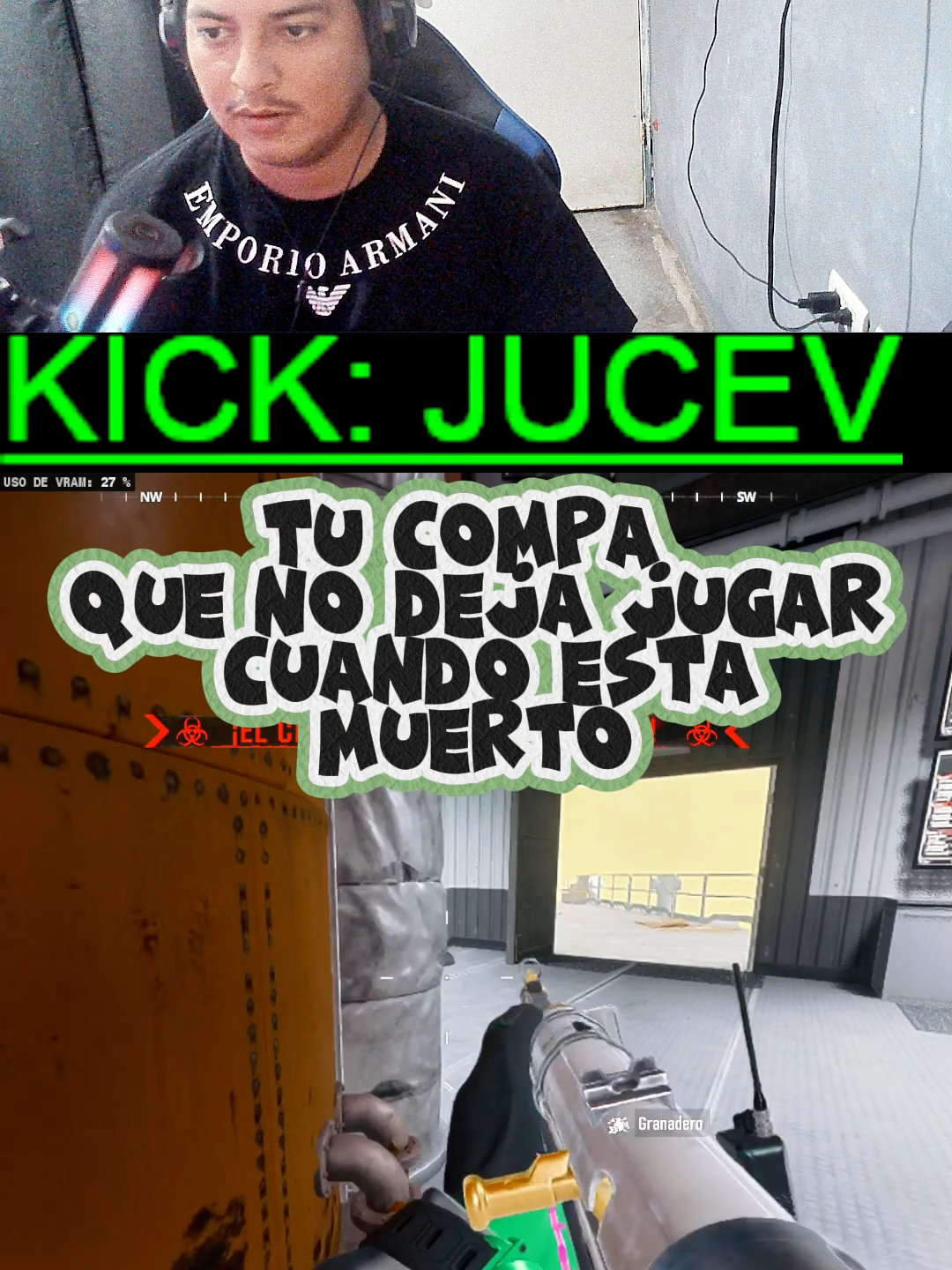 mi compa explotado #warzone #callofduty #resurgimiento #humortiktok