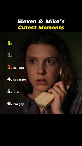Eleven & Mike's Cutest Moments #StrangerThings #MillieBobbyBrown #FinnWolfhard #strangerthings5 #Eleven