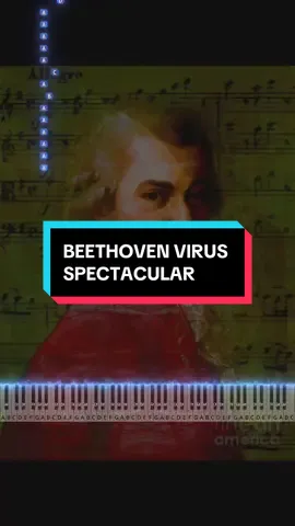 Beethoven Virus but it’s SPECTACULAR #piano #tutorial #viral #fyp 