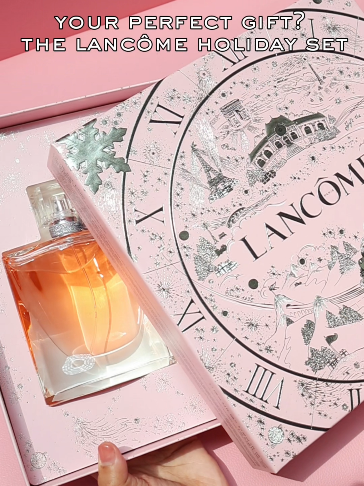 This is your sign to get the Lancôme Holiday Set 🎁💖 #Lancome #LancomeGifts #HolidayMagic #LancomeHoliday #LancomeFragrance
