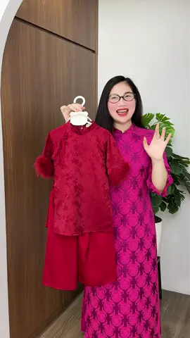 Áo dài cho bé mặc tết mặc lễ mặc cỗ đám hỏi #thoitrangtreem #dobegai 