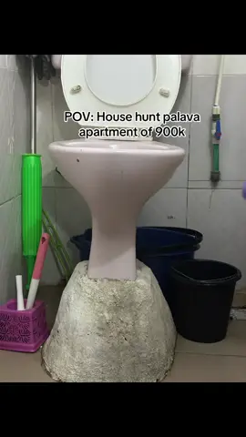Lagos House Hunt Chronicles: When the WC is the real adventure! 😂 May God forgive the landlord and their laborers for this crazy toilet design! 🙏 Who designs a toilet that requires a stool to use?🤸‍♂️  #fyp #househuntinginlagos #lagoshousehunt #goviral #foryou 
