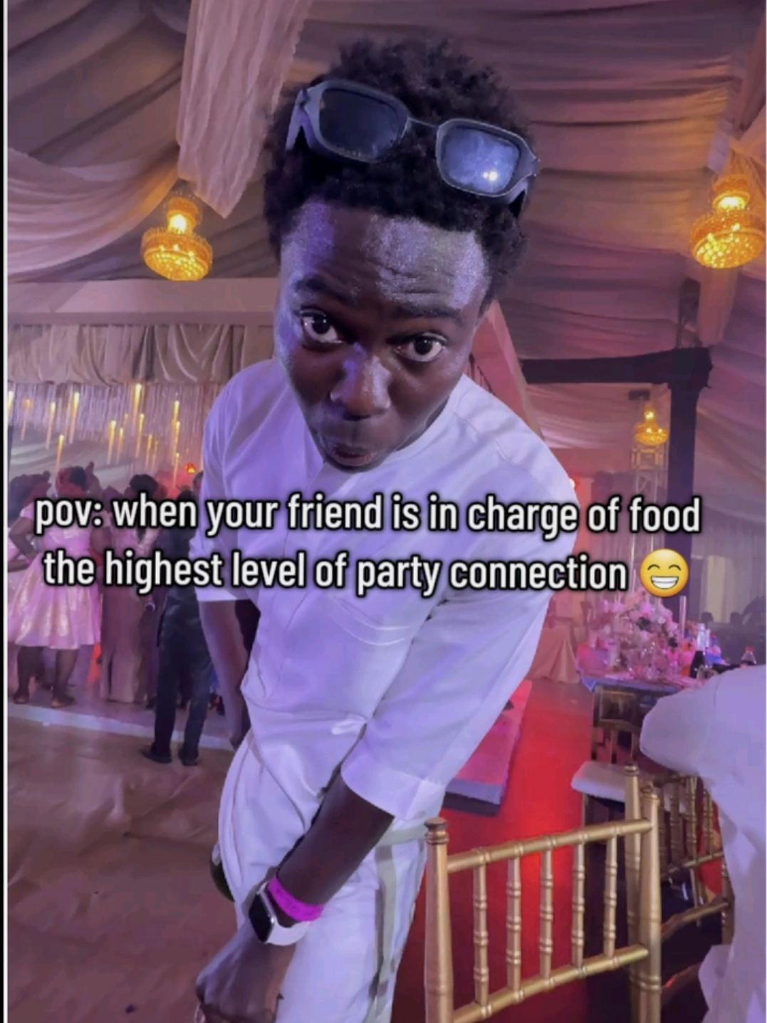 Pov: when your friend is in charge of food at a party😁 #food #party #friends #fypage #tiktokviral @Danigod_hfo 