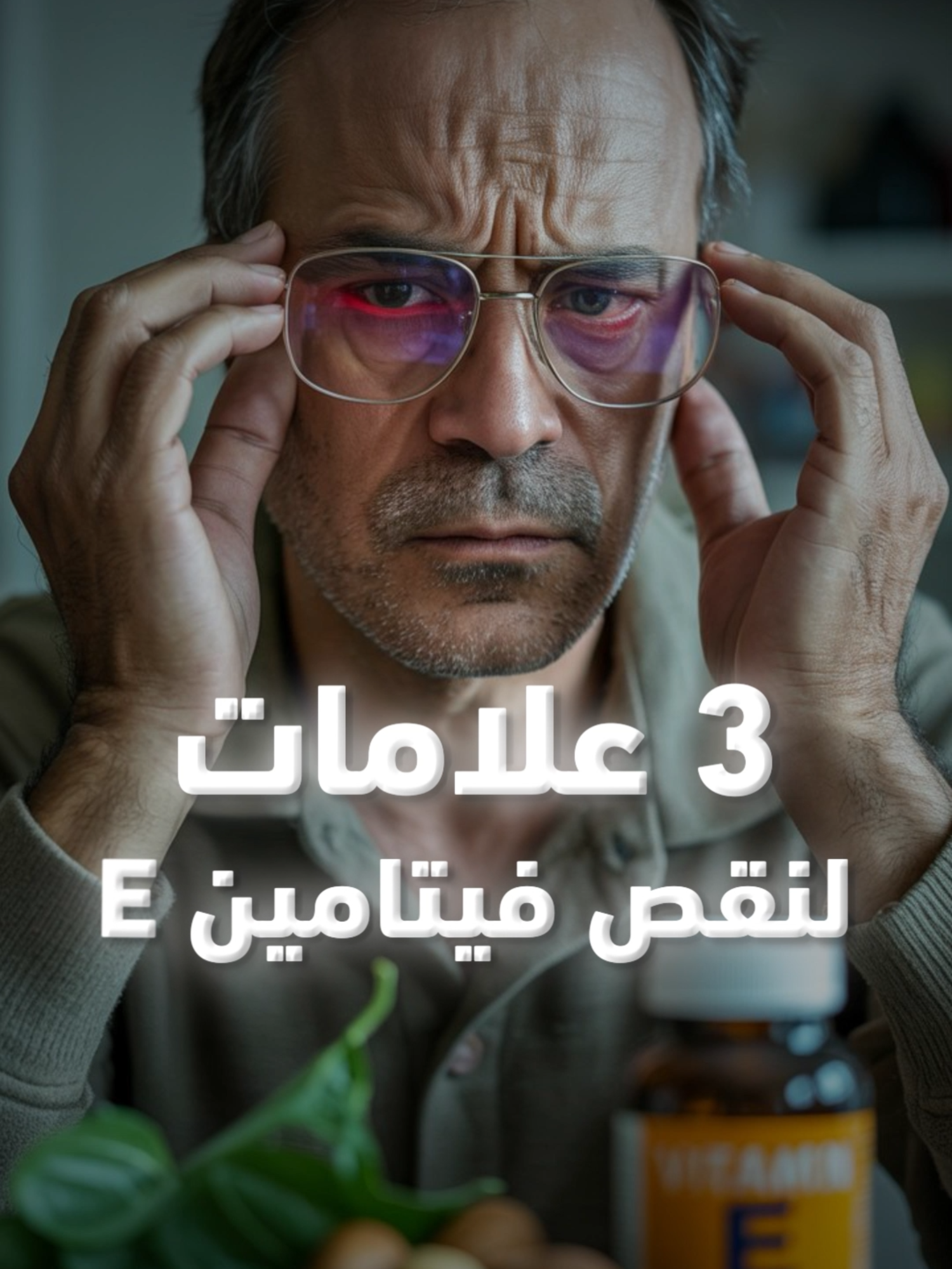 ⁧3 علامات ممكن عندك نقص فيتامين ⁦E⁩ ‎  ‎#فيتامين_e ‎#فيتامينات⁩