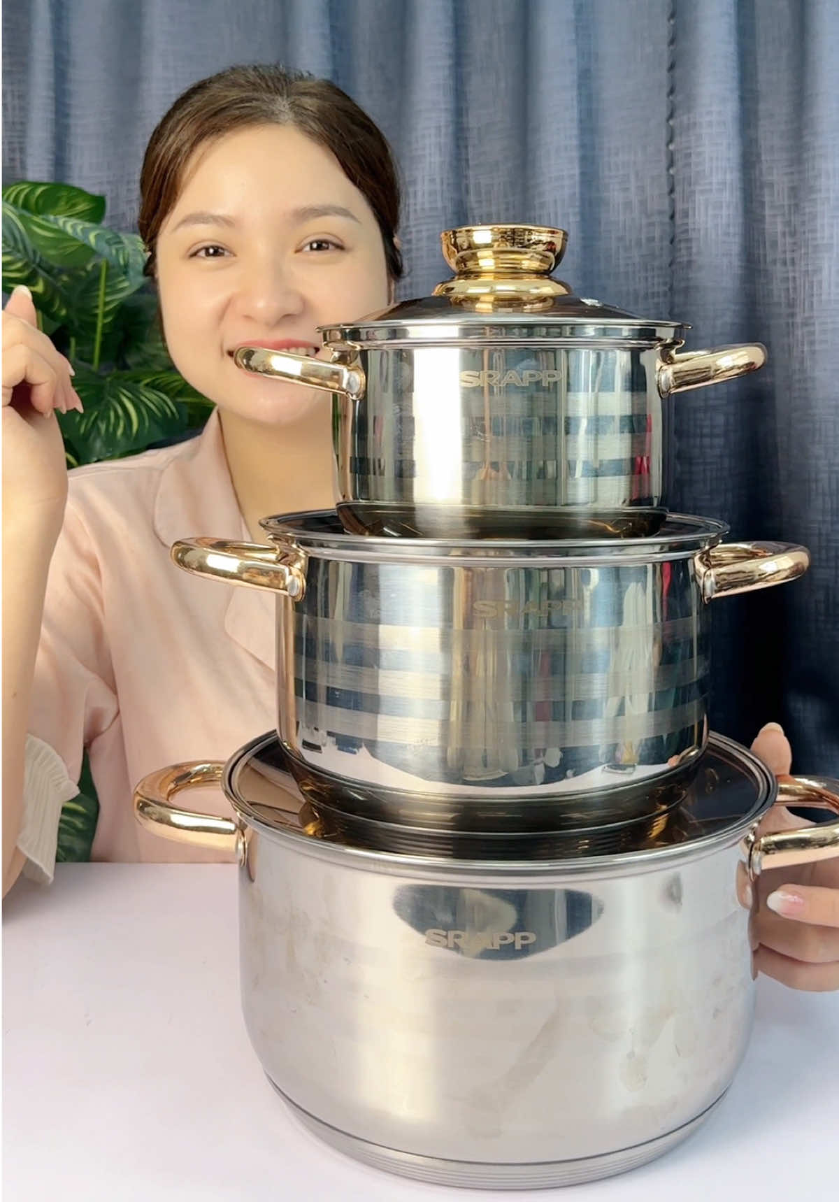 3 nồi inox #colannhacua016 #bonoiinox #bo3noiinox 