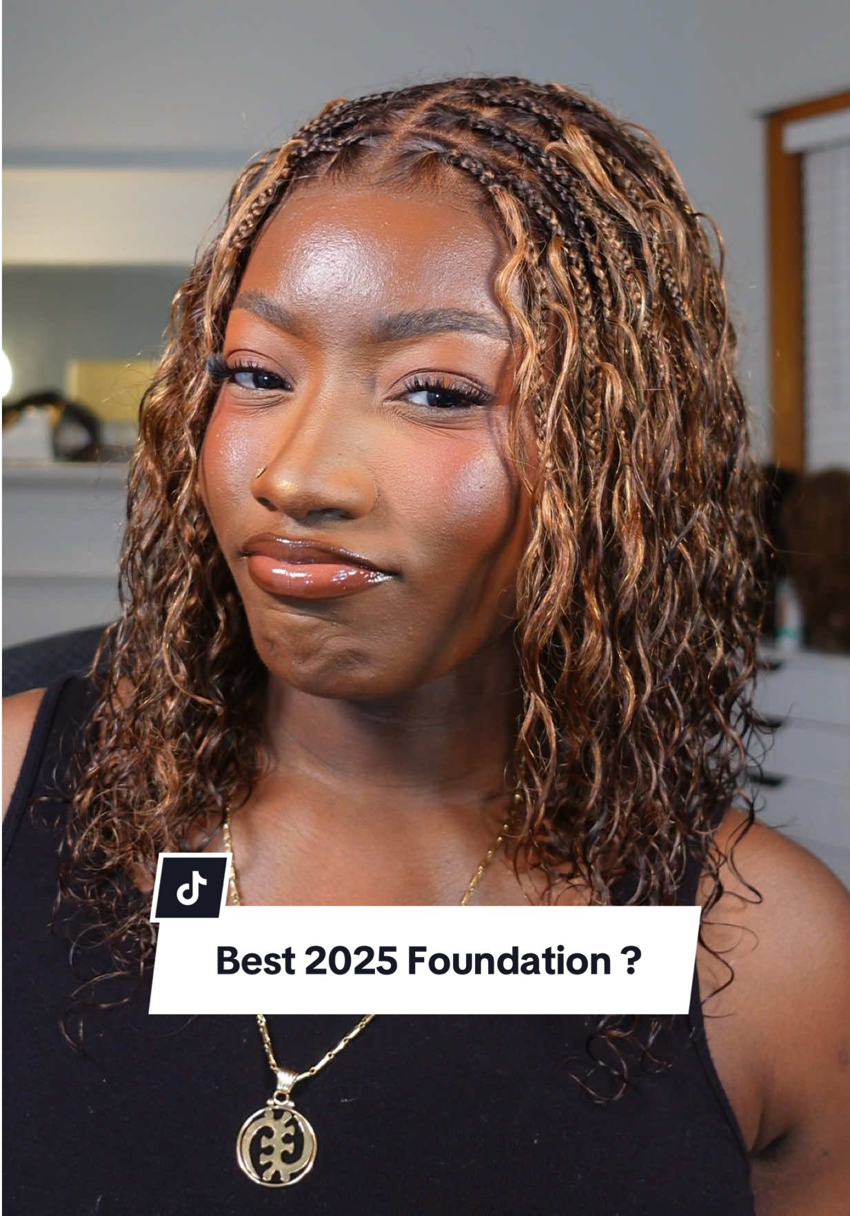 The Giorgio @Armani beauty Luminous Silk Foundation is that girl!! #armanibeauty #luminoussilk #blackgirlmakeup #makeuptok #skincare 