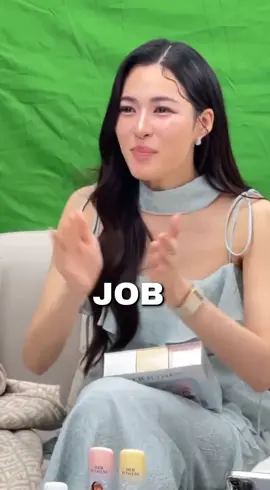 Lingling said that ' ilove my job' and the first one i think is 'ORM'🤣🤣🤣🤣🤣@Lingling Kwong @ออมออมเอง:^D  #linglingkwong #job #ormkornnaphat #lingorm #fyppppppppppppppppppppppp 